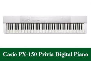 Casio CAS PX150 BK 88-Key Touch Sensitive Privia Digital Piano